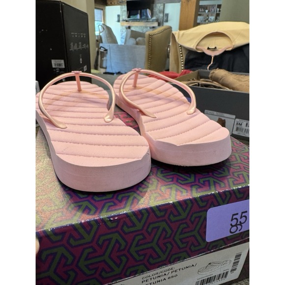 Tory Burch KIRA‎ Flip Flops Petunia Size 11 Store Display Pink main image 7
